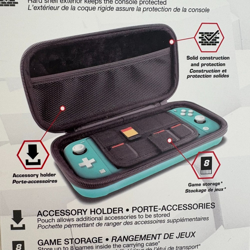 Nyko Elite Shell Case Turquoise Hard Shell Protective Case Nintendo Switch Lite