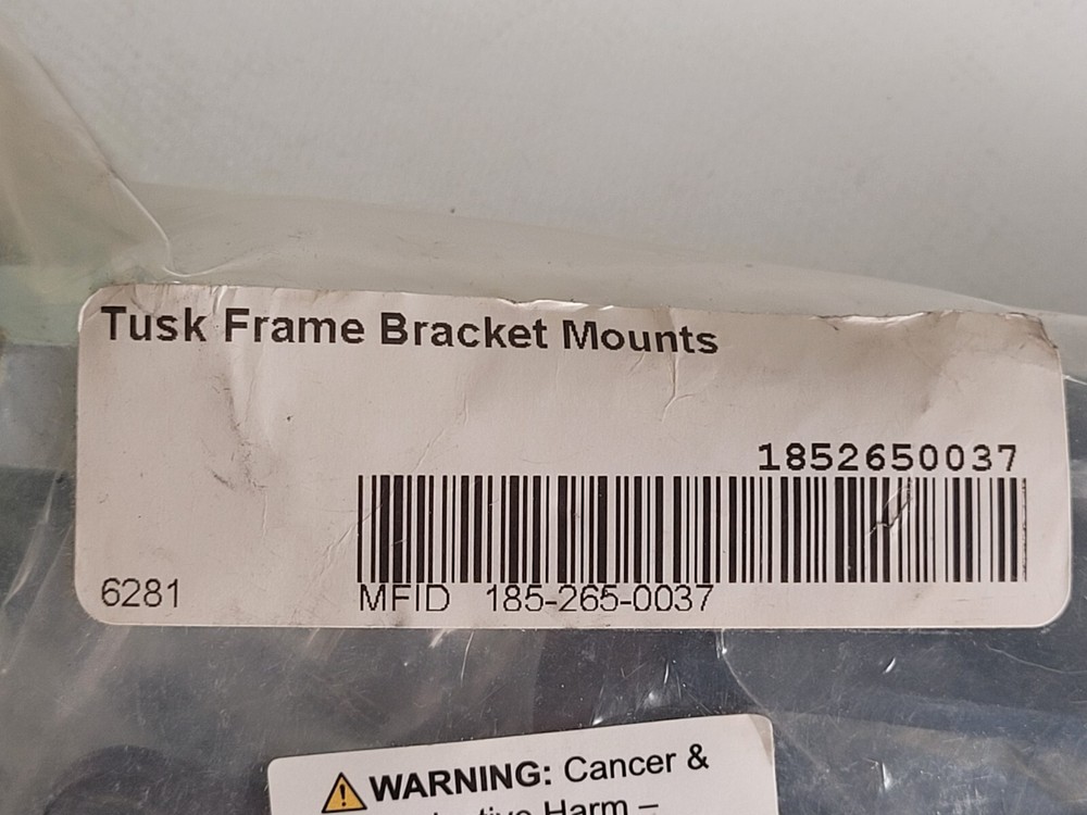 Tusk Frame Bracket Mounts Black 1852650037
