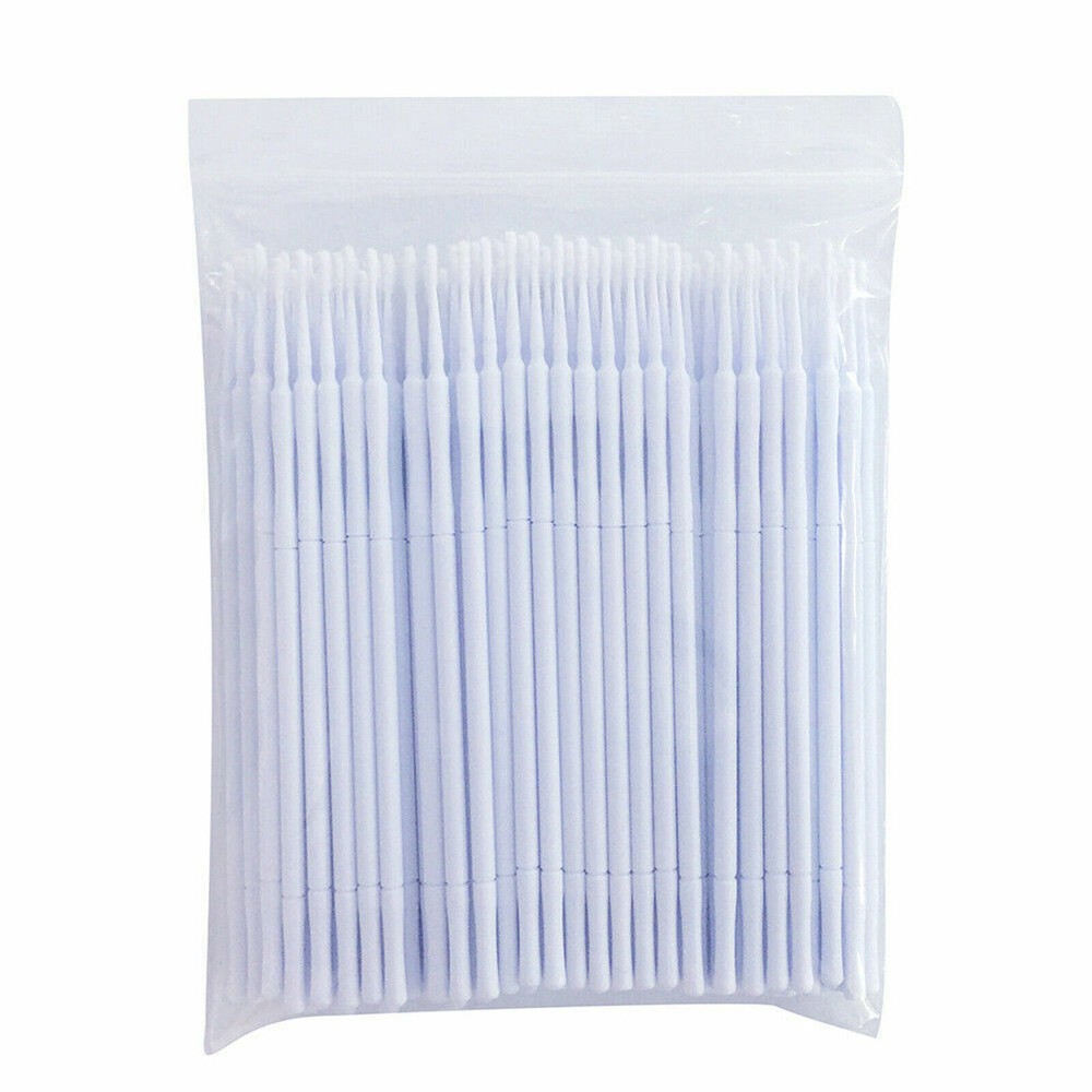 100×Dental Microbrush Disposable Bendable Applicators Tips Micro Brush Cleaning