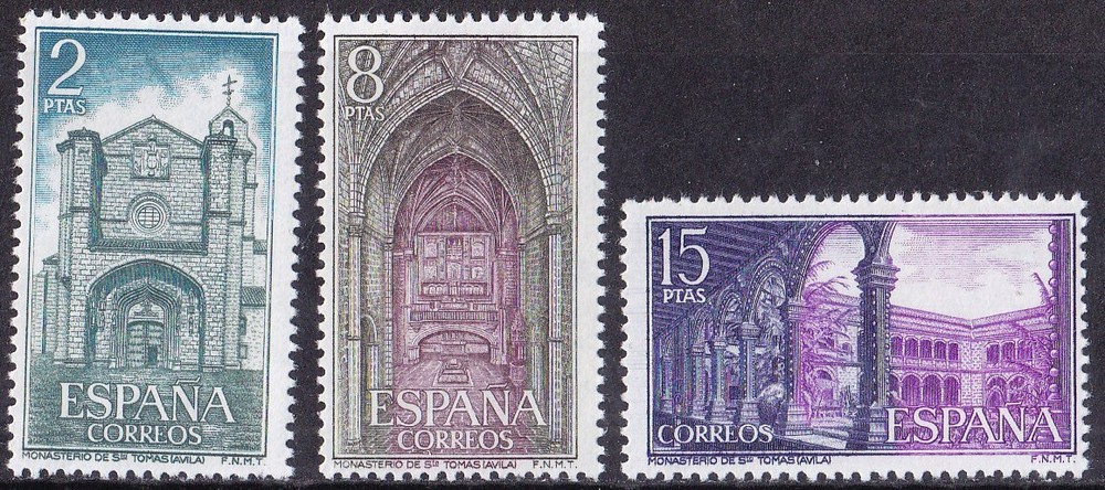 Spain - 1972 (2111-2113) Mint never Hinged - Monastary