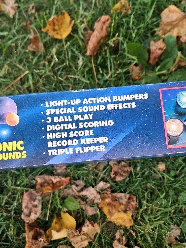 Space Attack 1989 Playtime Products Tabletop Pinball Machine No Score Function