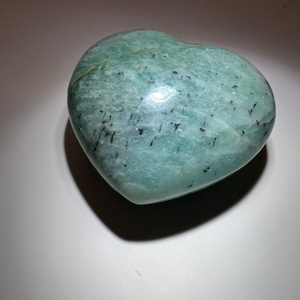 Amazonite Heart Carving (2)