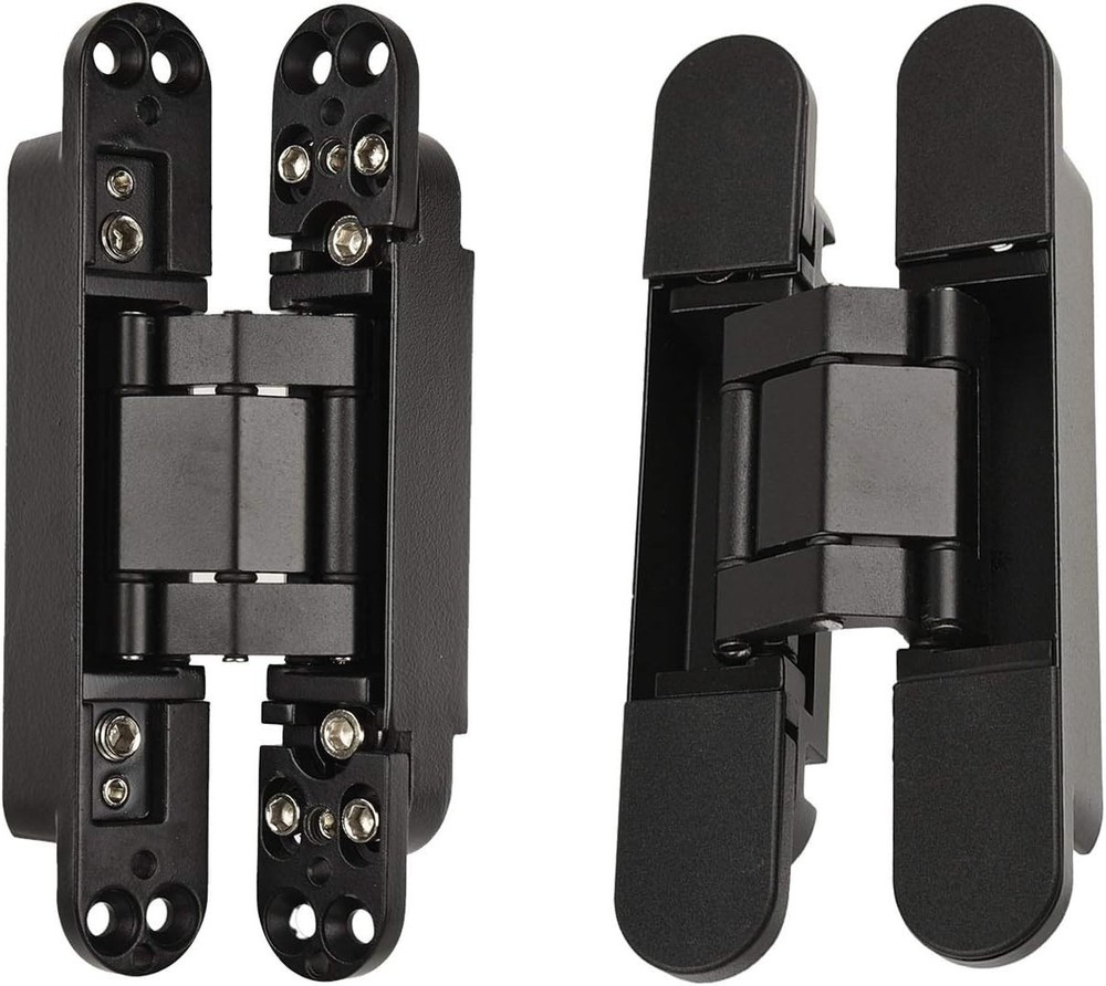 6" Hidden Door Hinges - 180° Invisible Concealed Hinges (2-Pack)