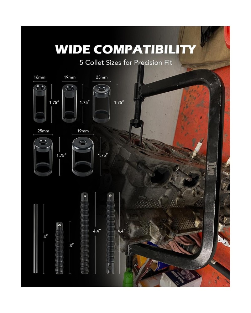 Orion Motor Tech Valve Spring Compressor, 10 Piece Spring Clamp Tool Kit with...