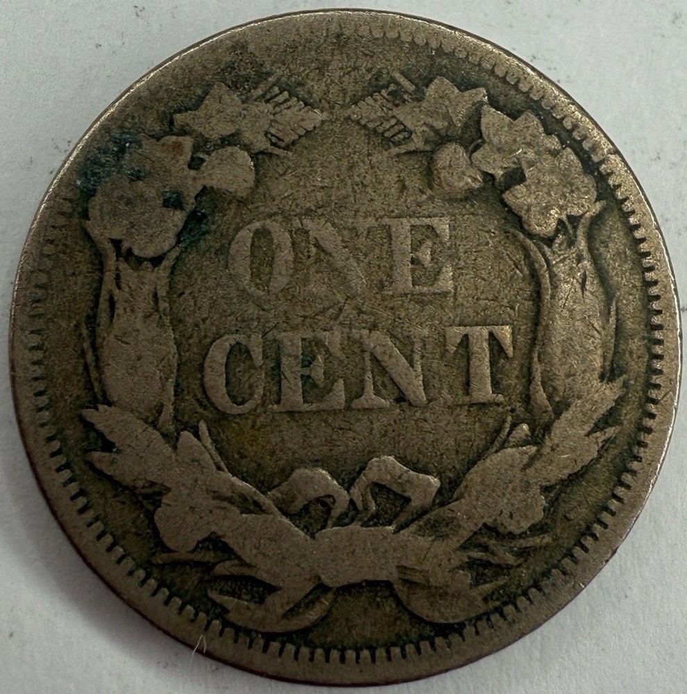 1858 Small Letters Flying Eagle Cent Exact Coin Imaged #FLY84