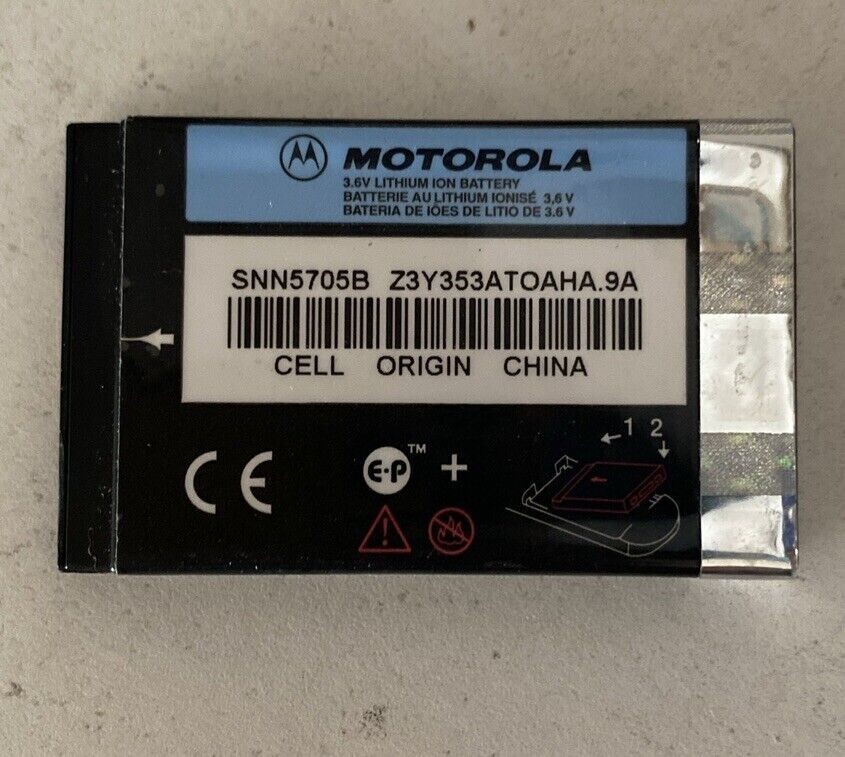 MOTOROLA SNN5705B USED BATTERY TESTED CONDITION