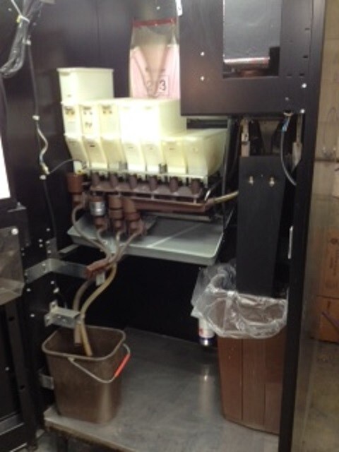 AP, API, Automatic Products 213, 213G Hot Beverage Merchandiser Vending Machine