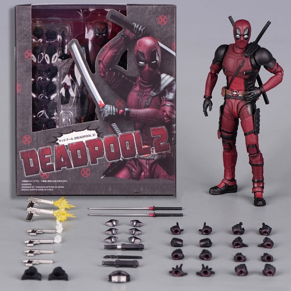 New S.H. Figuarts Deadpool 2 Marvel SHF Action Figure Movies Toy Xmas Gift