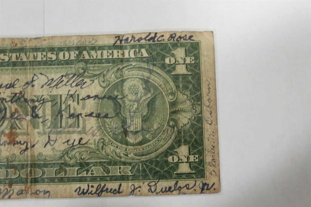 Vintage 1935D $1 US Silver Certificate