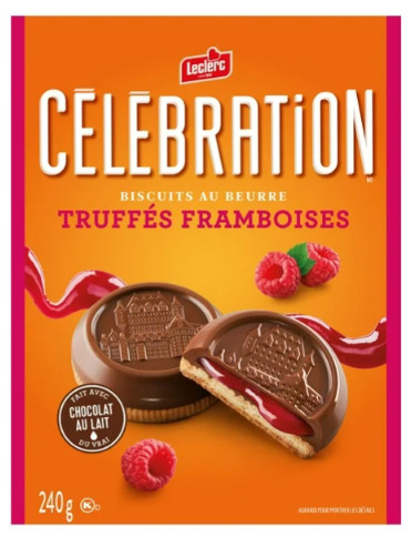 Celebration Raspberry Truffle Cookie, 240g (4 Pack)