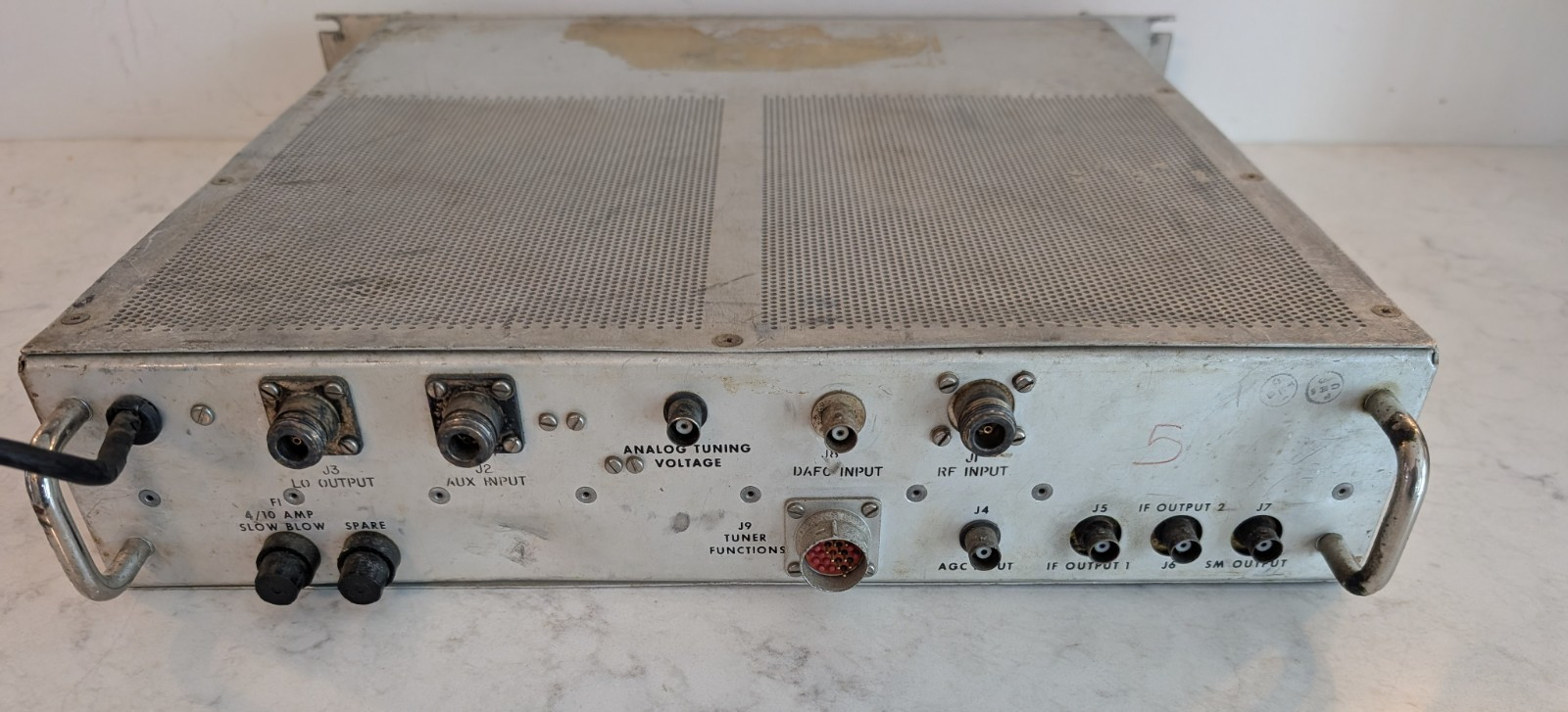Vintage 1960s CEI Communication Electronics Inc Model UT-1000C-1 UHF Tuner