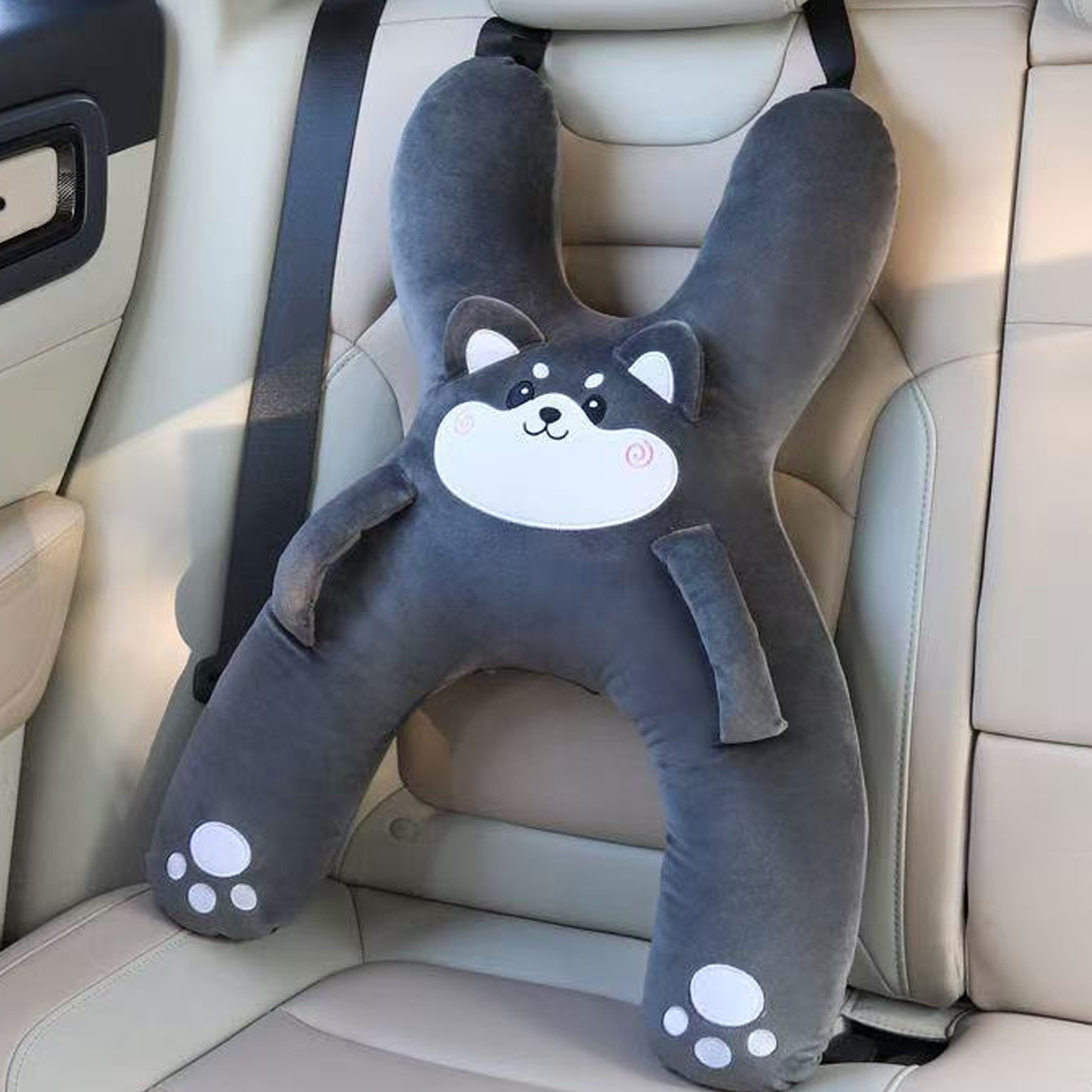 Kids Car Pillow Travel Neck Rest Car Seat Pillow Breathable H Shape