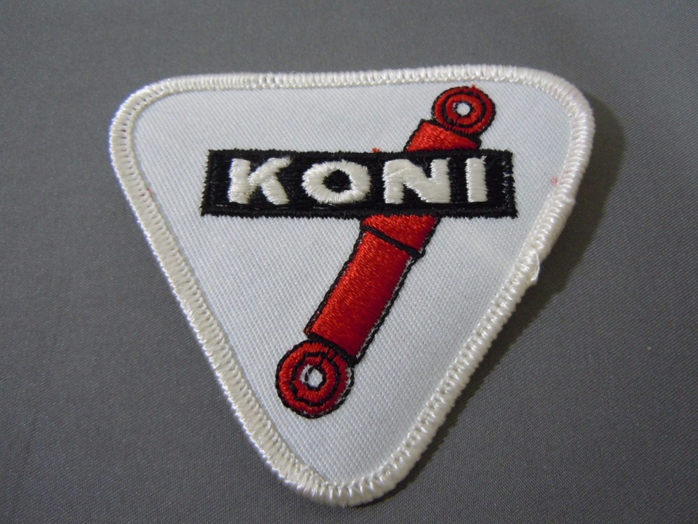 KONI Shock Absorbers Embroidered Sew On Uniform-Jacket Patch 3" Triangle Vintag