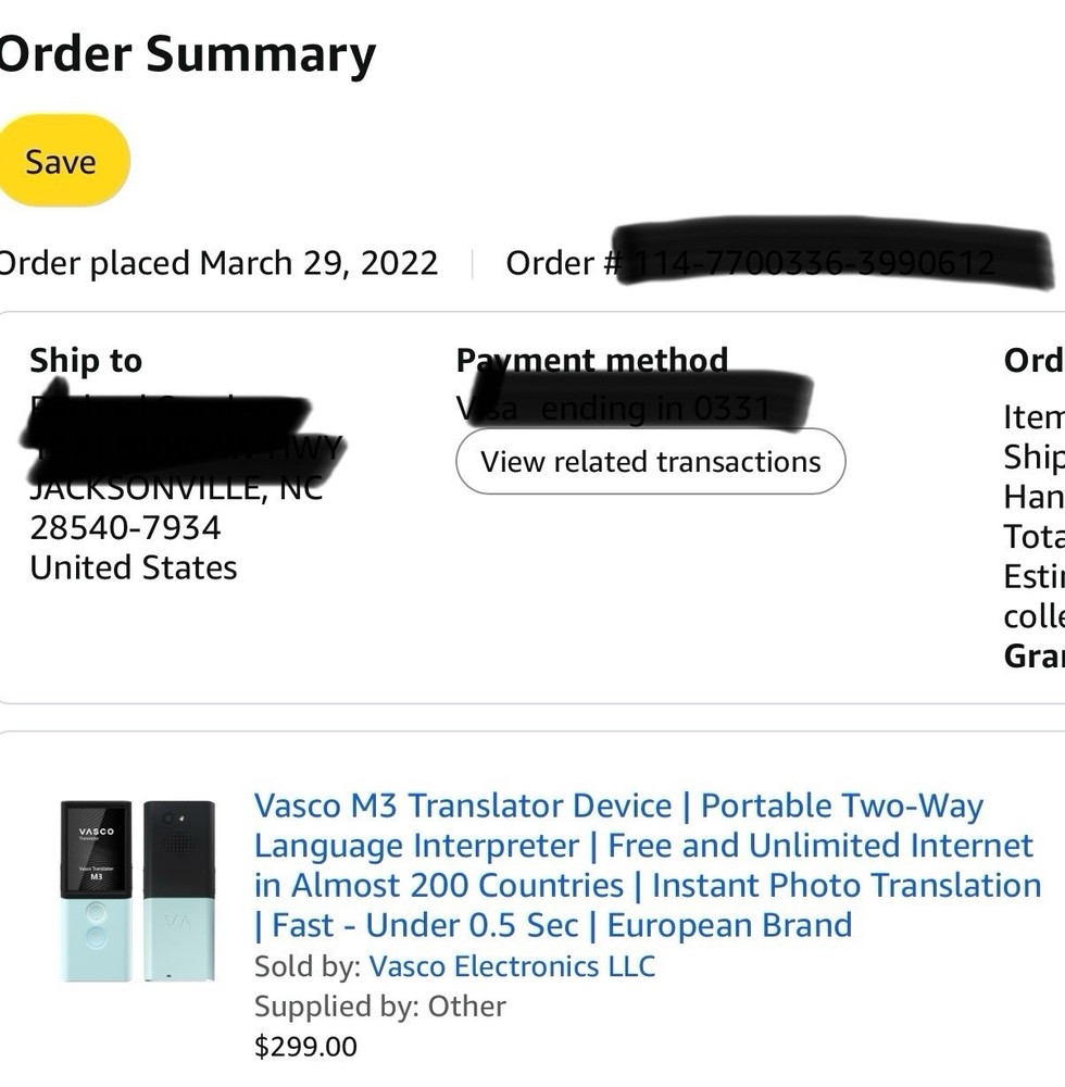 VASCO Language Translator Device M3