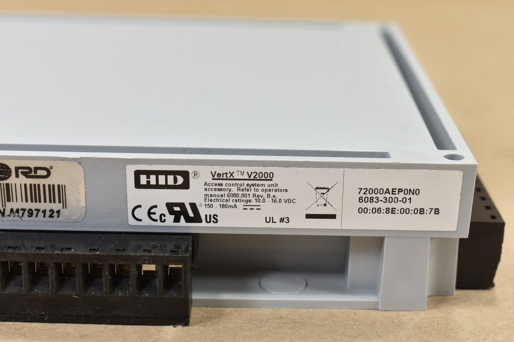 HID VertX V2000, Access Control System Controller, 72000AEP0N0, 6083-300-1