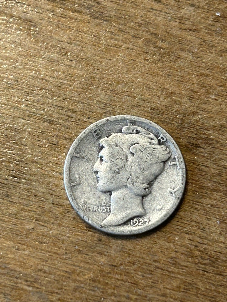 1927 Mercury Dime G+