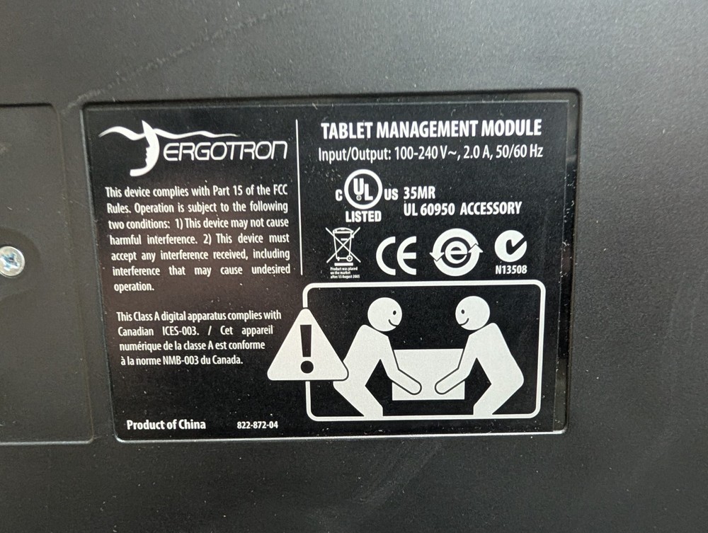 Ergotron Tablet (iPad) Management Cart