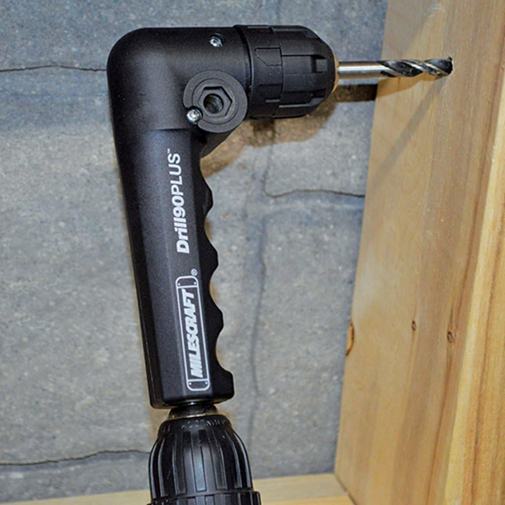 1304 Drill90Plus - Right Angle Drill Attachment,Black Red