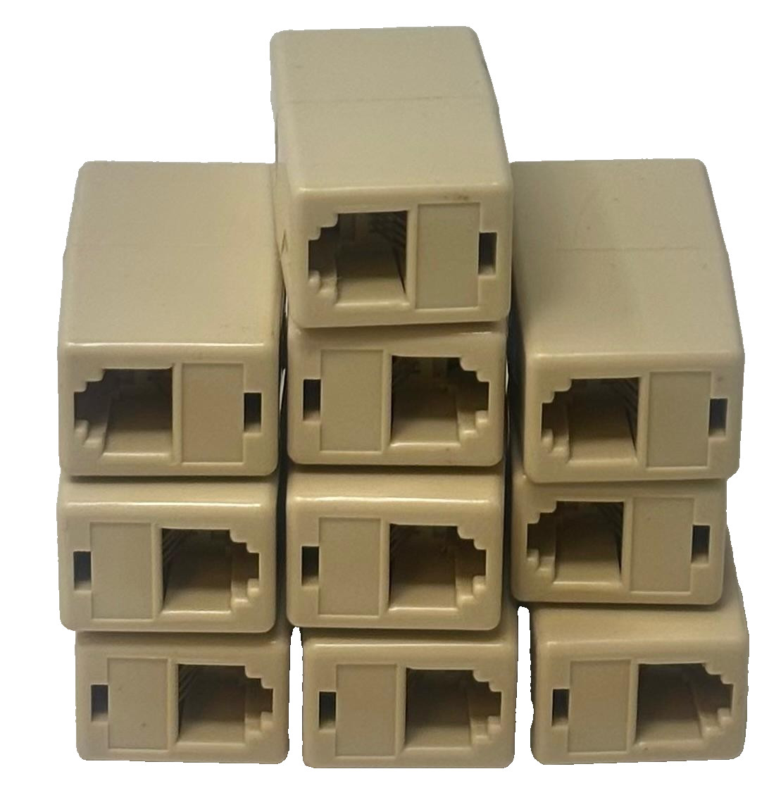 RJ-11 Coupler Female to Female (Telephone Line Connector)