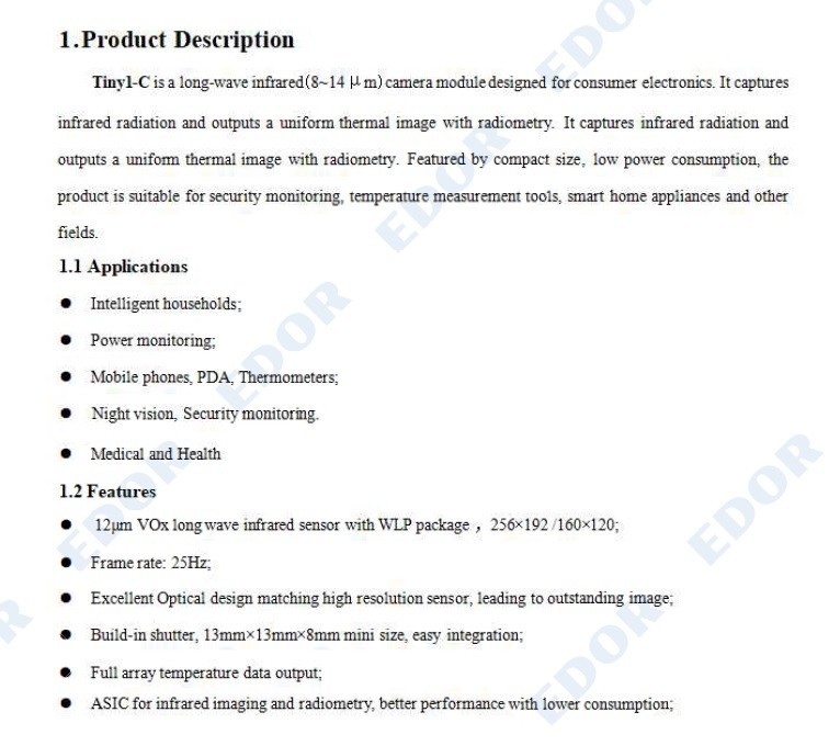 2 pcs of Micro Thermal camera USB