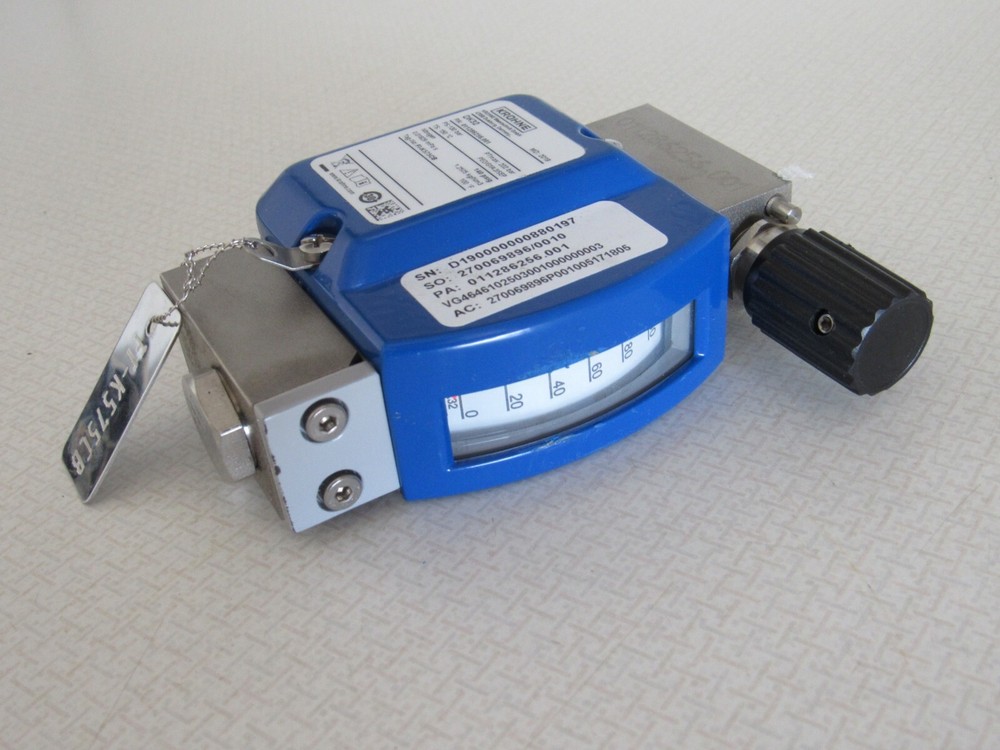 KROHNE DK32 011286256.001 Variable Area Flow Meter Nitrogen DK 32