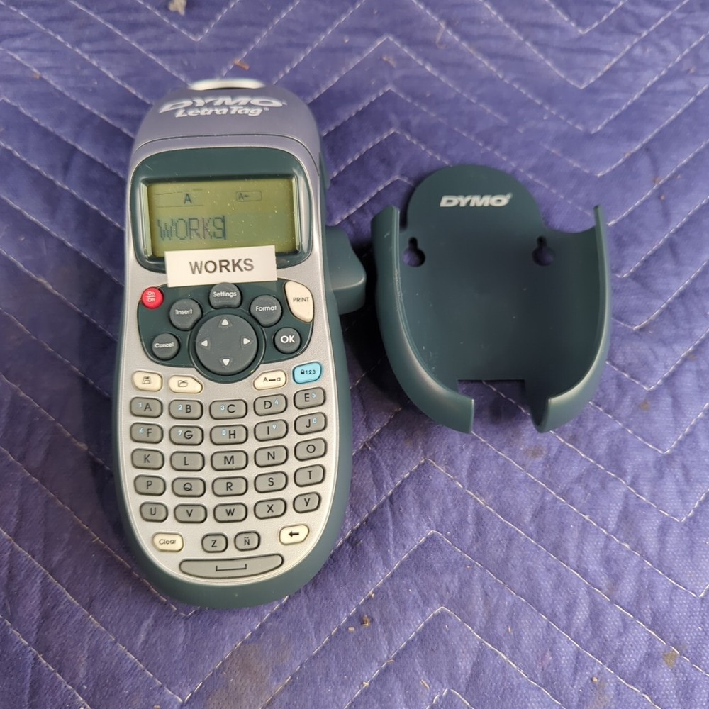 DYMO LetraTag Handheld Electronic Label Maker Thermal Printer Tested Works Great