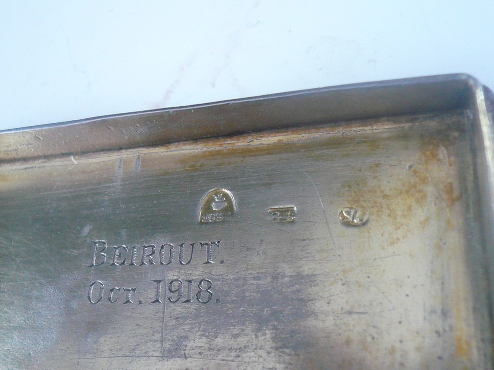 Antique Russian Silver Niello Snuff Box from 1834