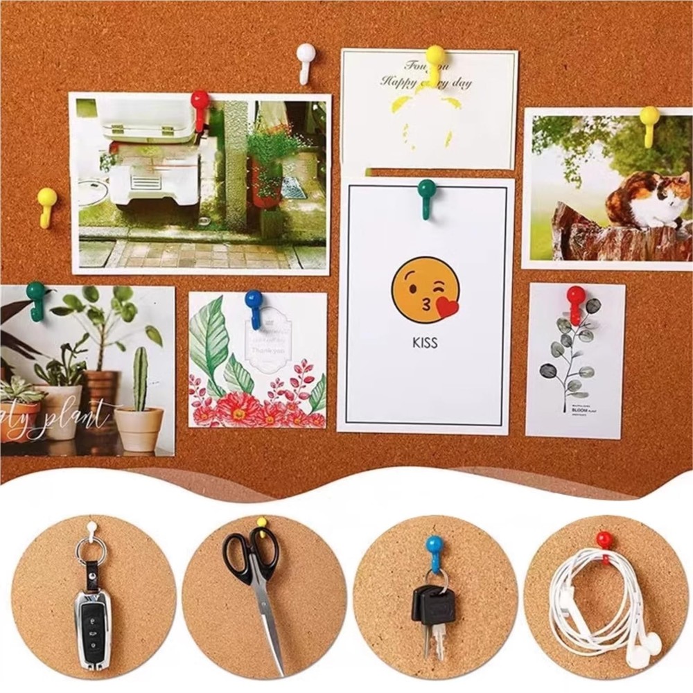 30 pcs Plastic + Metal Cubicle Hooks Fabric Panel Wall Hooks Cubicle Clips Pu...