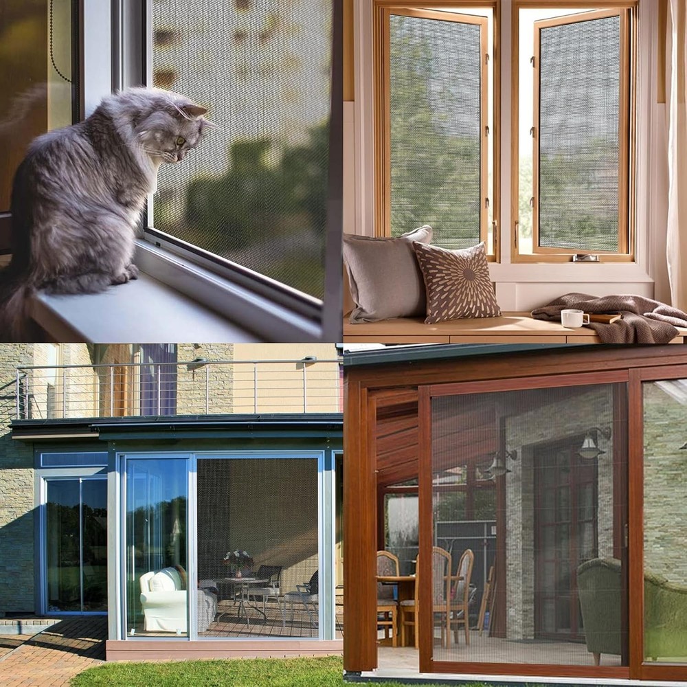 Customizable Pet Screen Replacement 36"x100" - Heavy Duty & Scratch Resistant