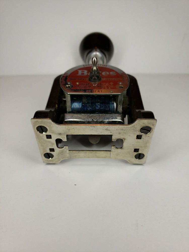 Bates Numbering Machine 4 Movement