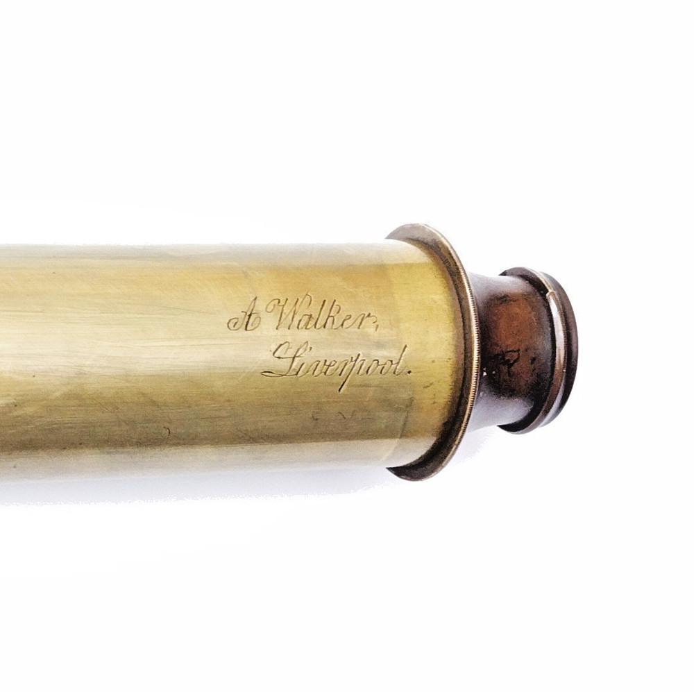 Single draw marine telescope - A. Walker, Liverpool.