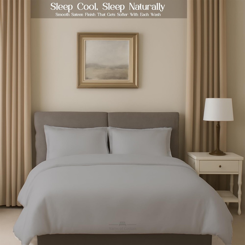 Sleeper Sofa Bed Sheet Set - Queen Silver Grey Solid Sofa Bed Sheets - 100% C...