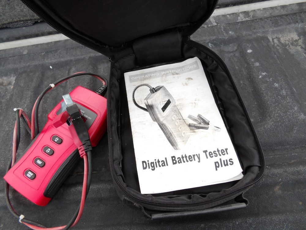 Mac Tools BT8300 Battery Tester Case & Manual MINT