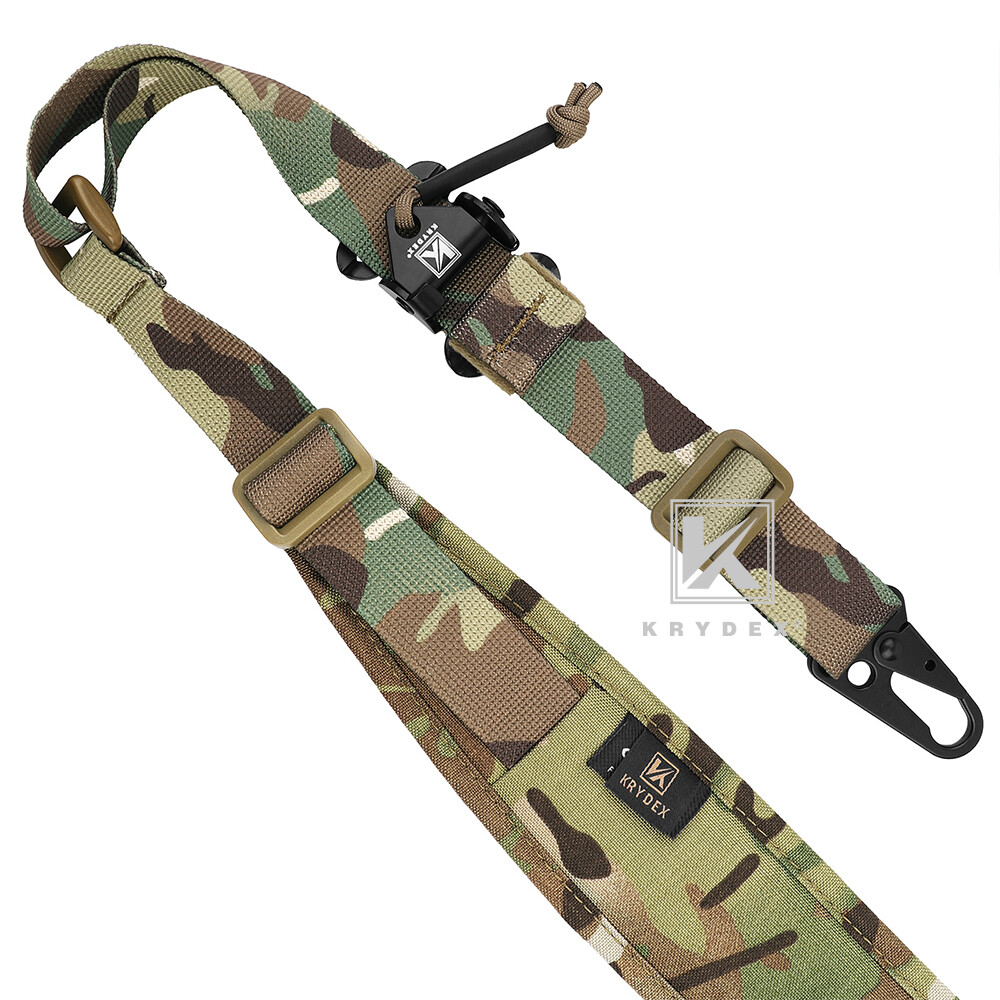 KRYDEX Tactical Sling 2 / 1 Point Shoulder Strap Padded Shooting Sling