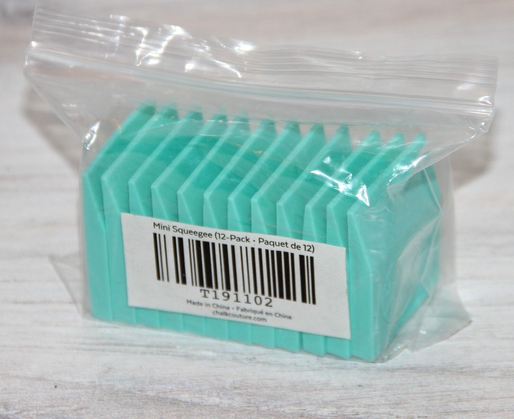 NIP Chalk Couture MINI SQUEEGEES, 12-pack
