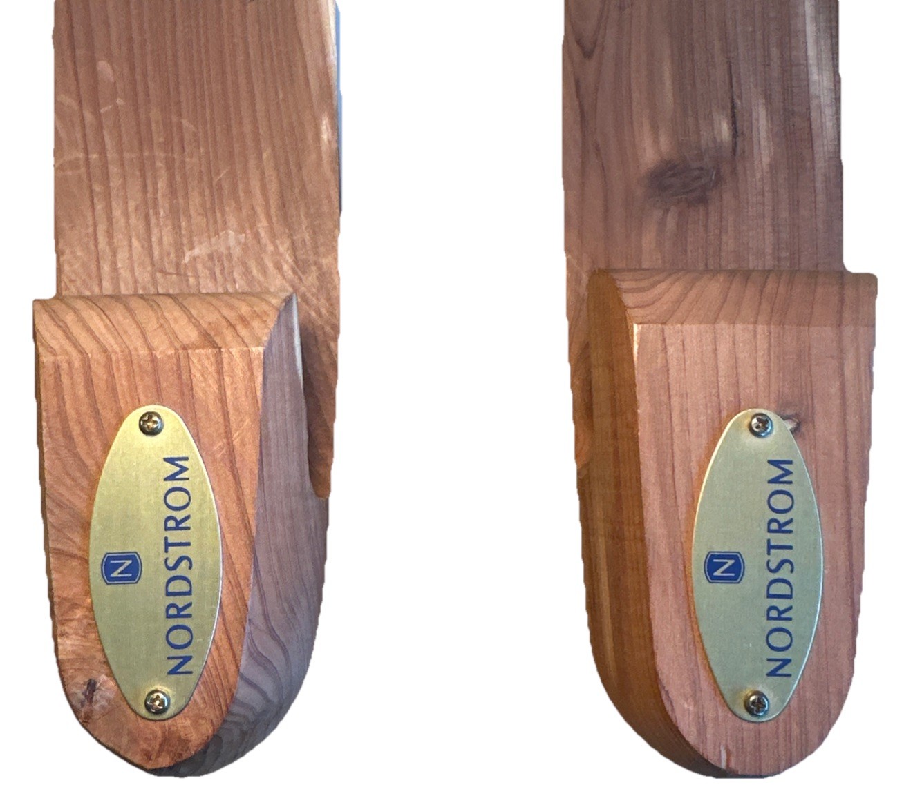 Nordstrom Rochester Men's Large Solid Wooden Cedar Shoe Trees - Lot Of 2