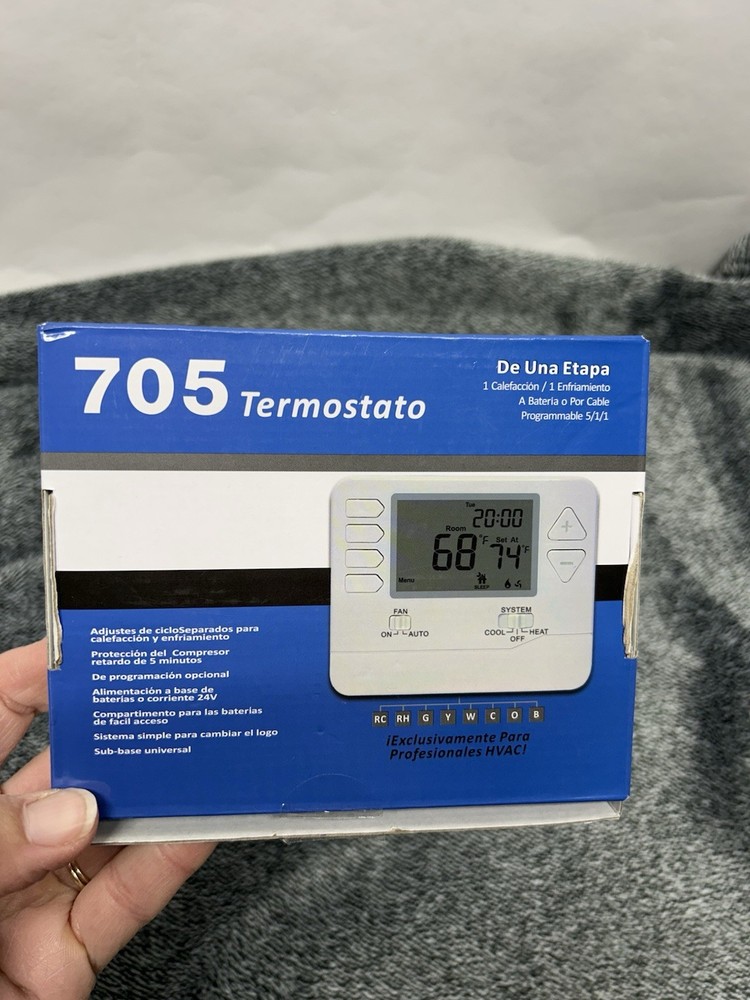 Single Stage 705 Thermostat Programmable Open Box (SH4)