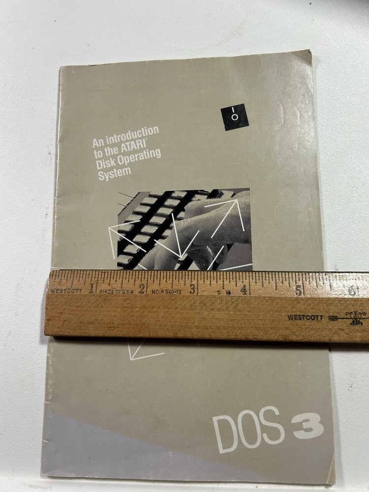 DOS XL 2.30 Disk Operating Systems for Atari Manual 1983 VTG