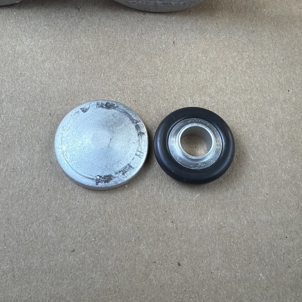 Balzers NW 10-16 KF Vacuum Clamp w/ KF10 Ring & Solid Blank Insert - #2
