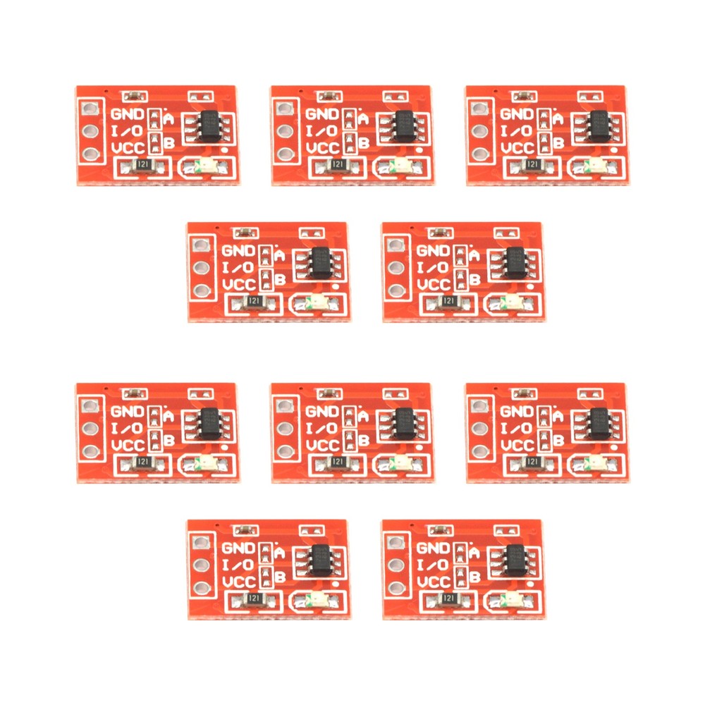 10pcs 2.5-5.5V TTP223 Self-Locking/No-Locking Capacitive Touch Switch Key Module