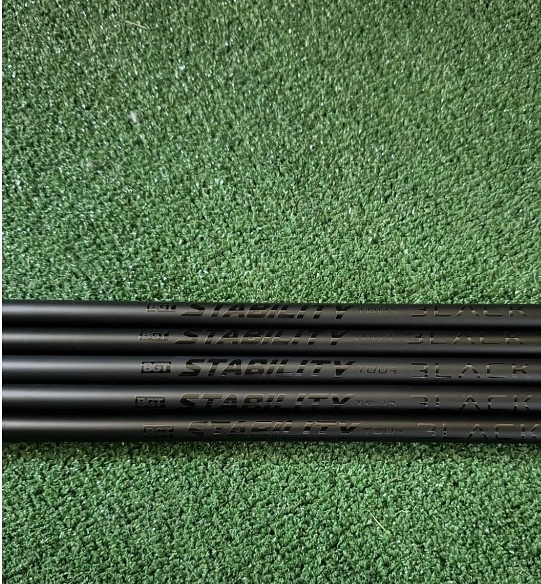 NEW BGT TOUR STABILITY SHAFT BLACK OUT Includes Choice Tip 355 / 370 / 390 DEMO