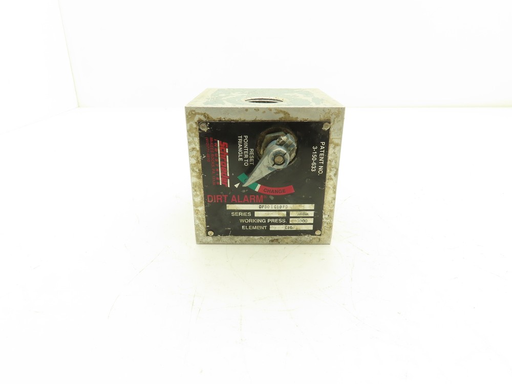 Schroeder DF301C10PD Hydraulic Filter Dirt Alarm Inline Indicator