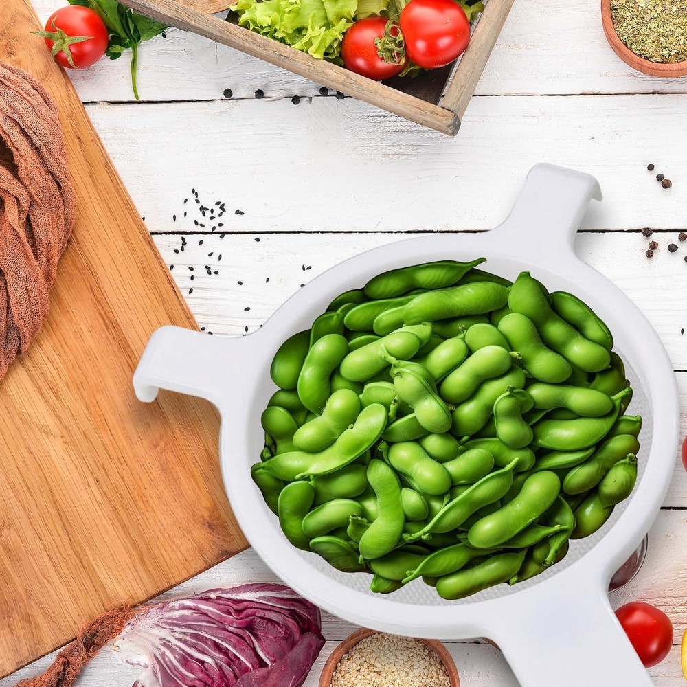 4-Piece Double-Ear Fine Mesh Strainer Set for Effortless Sifting & Straining