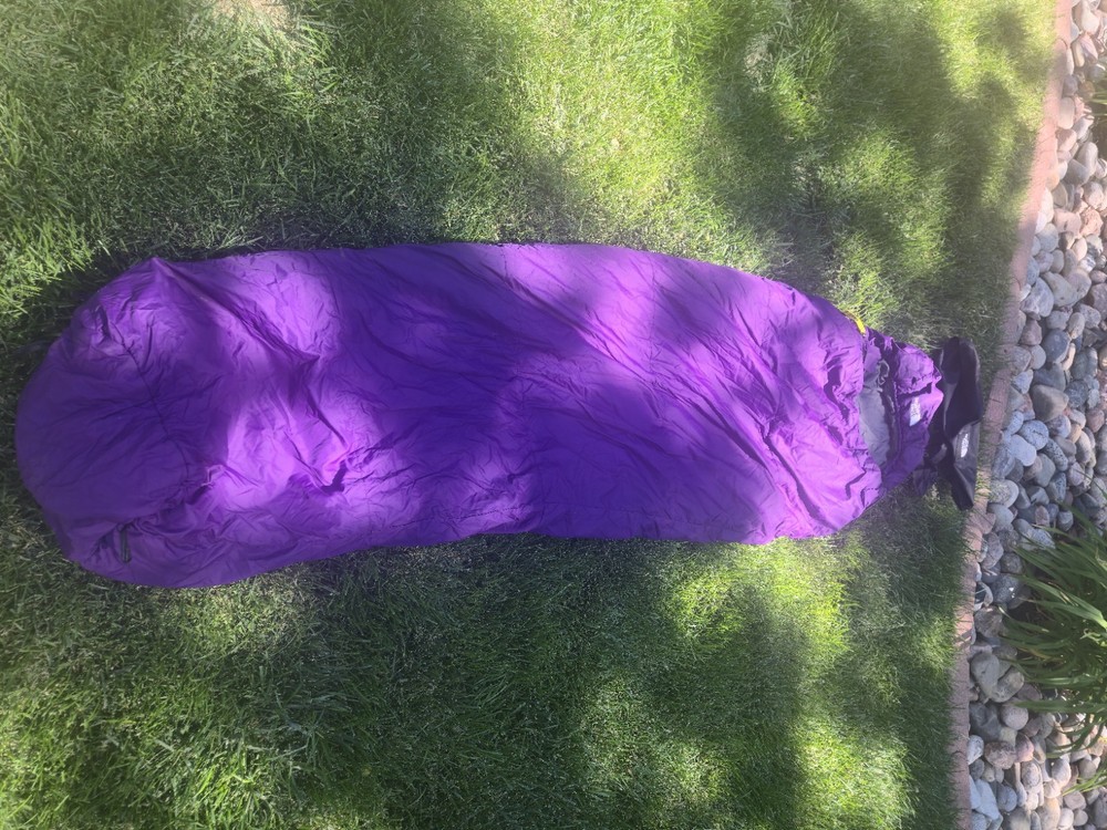 north face one sleeping bag purple Regular Used