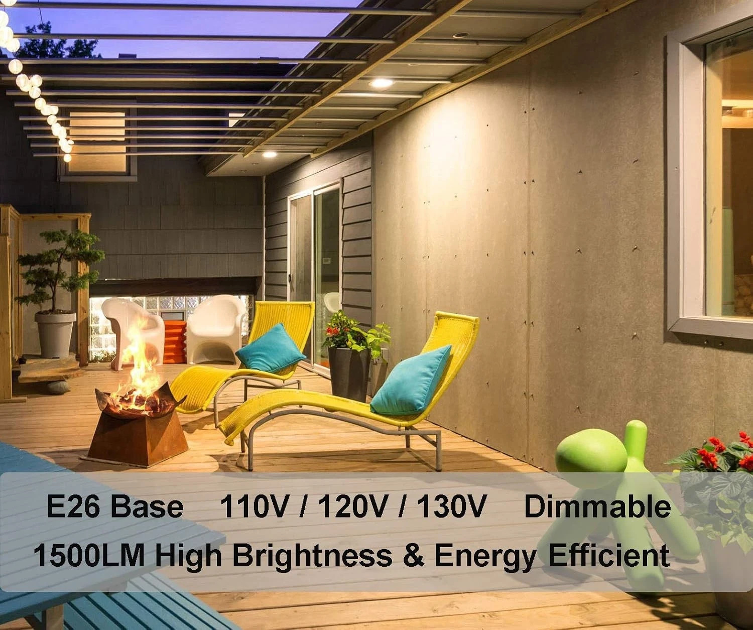 6 Pack PAR30 Long Neck Flood Light 100W 100 Watt with E26 Base