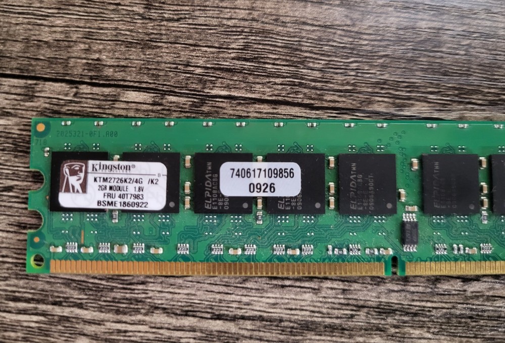 Kingston KTM2726K2/4G 2GB DDR2 Server RAM Memory