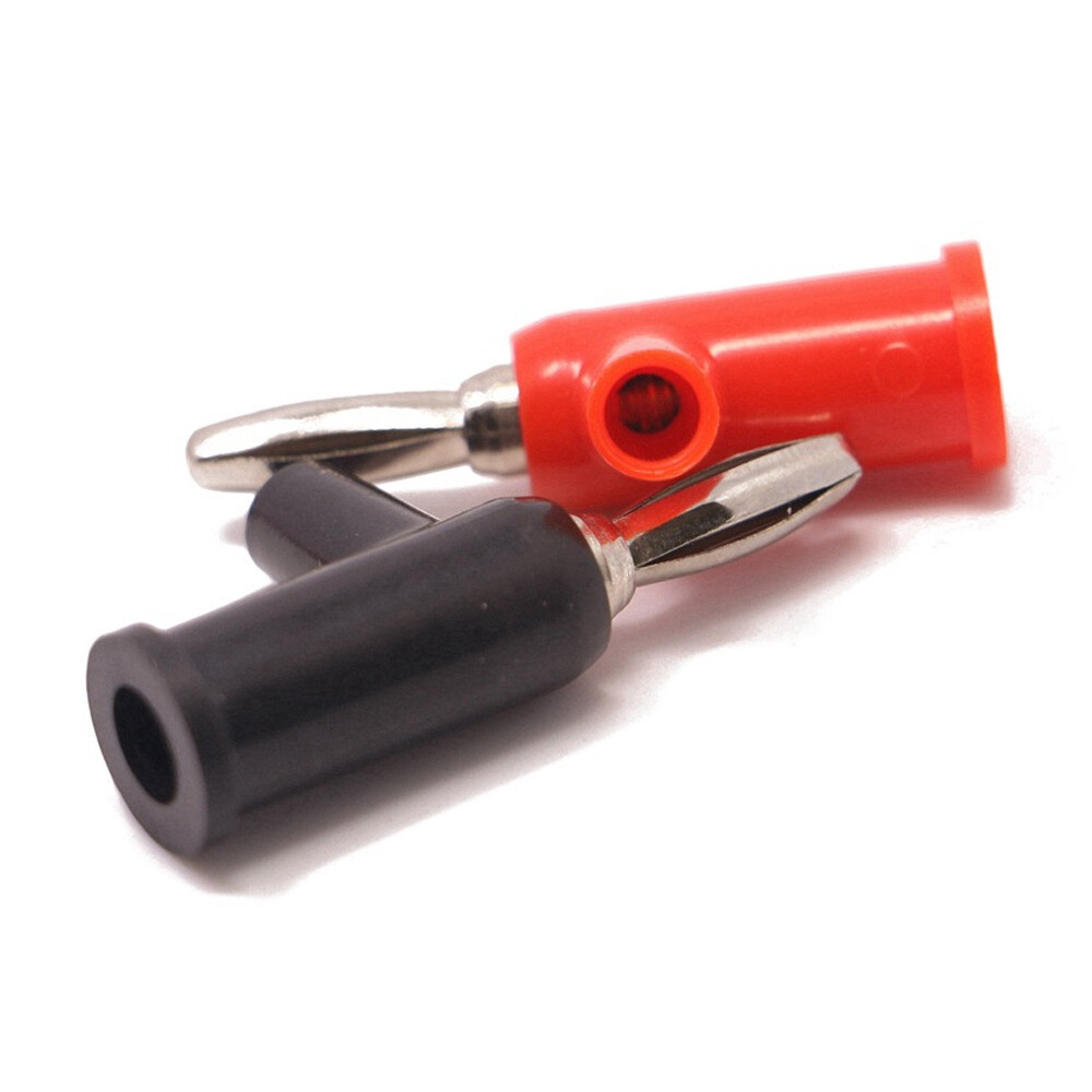 40pcs 4mm Banana Plug Stackable Solderless Banana Plug Connector for Security