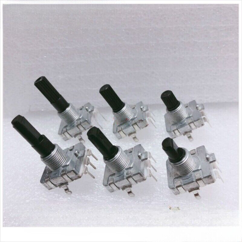 Encoder 3-pin Amplifier Volume Adjuster 360° Rotary Potentiometer EC16 Series