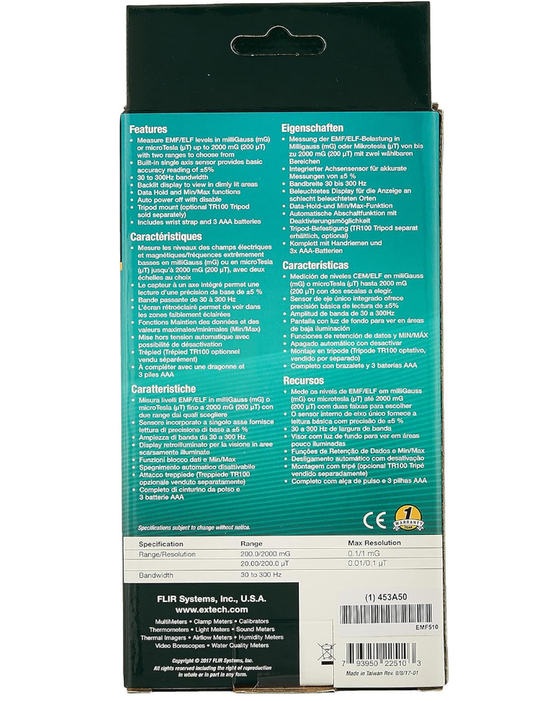 Extech EMF510 EMF/ELF Meter