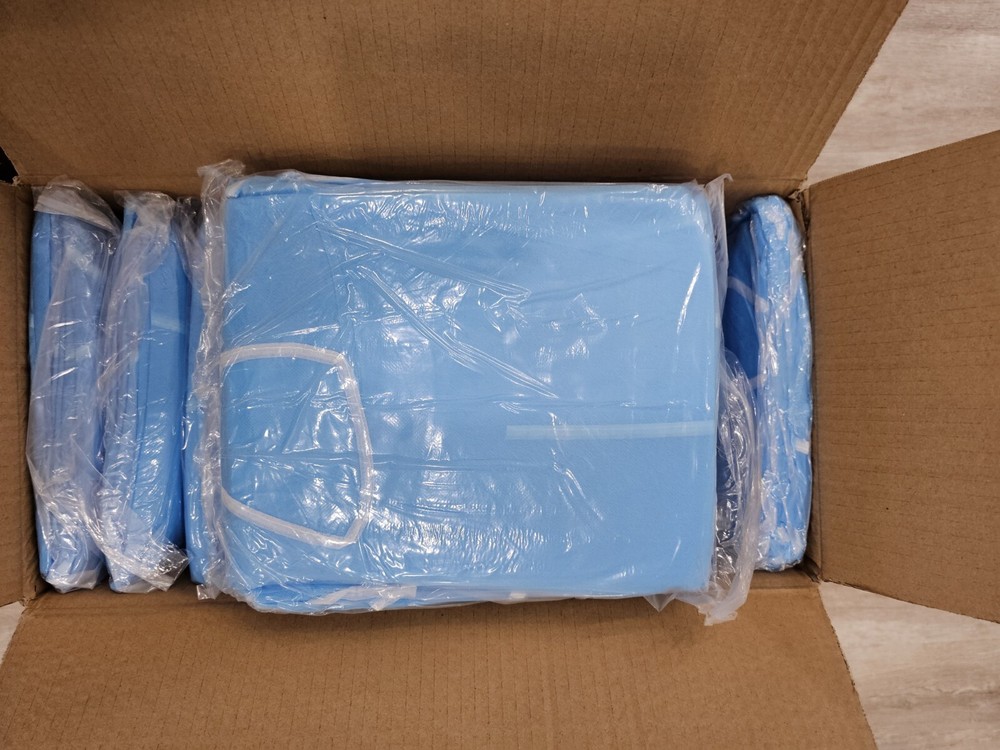 Nonwoven Pp Isolation Gown Disposable, 100 PACK